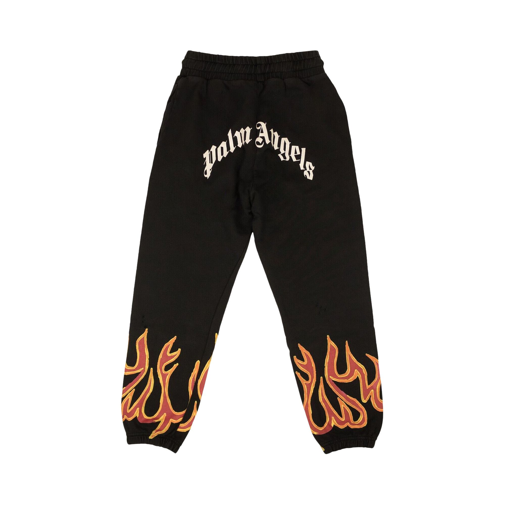 関税送料込◆Palm Angels◆GD GRAFFITI FLAMES スウェット Palm Angels】GD GRAFFITI FLAMES CREWNECK(BLACK/RED) | AYIN