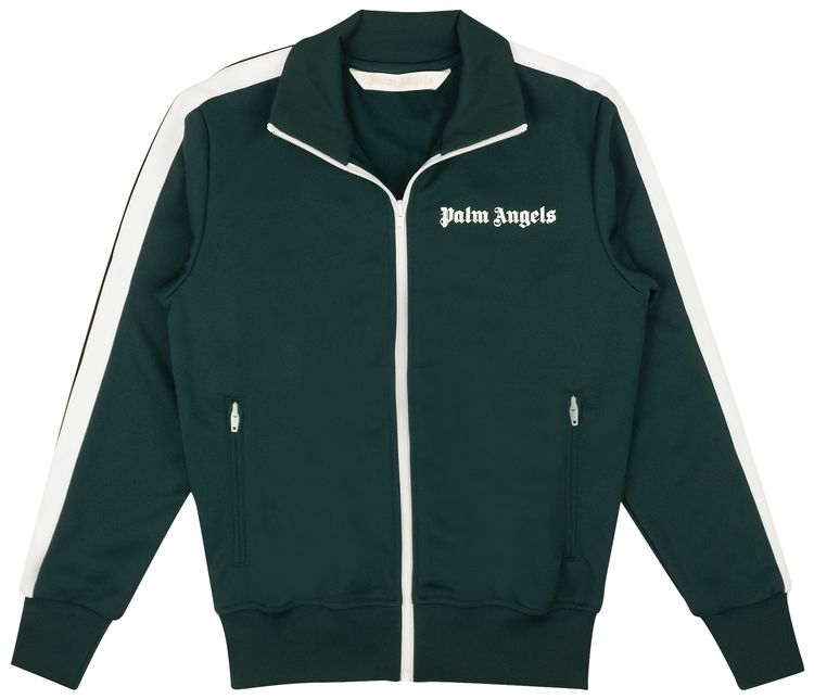 Palm Angels Classic Track Jacket GreenWhite