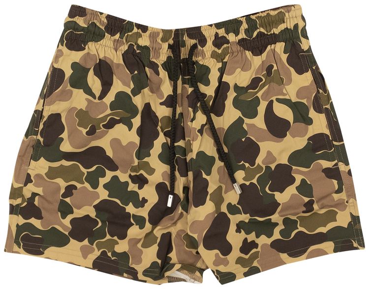 Palm Angels Swim Shorts 'Beige/Brown'