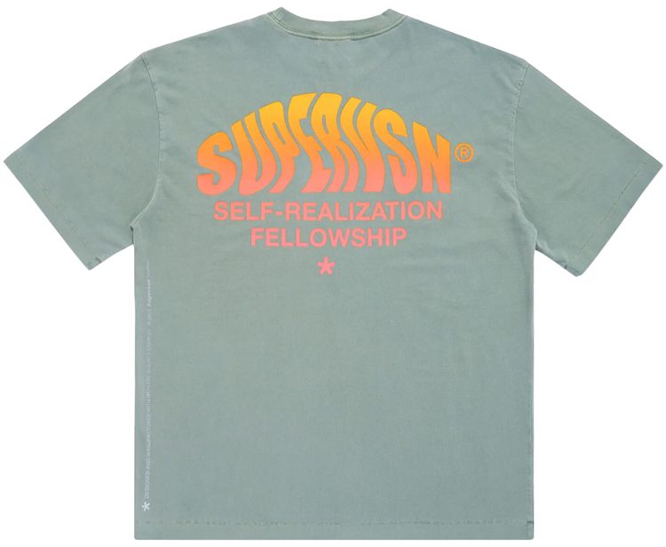 Supervsn Self Realization Short Sleeve Tee Green