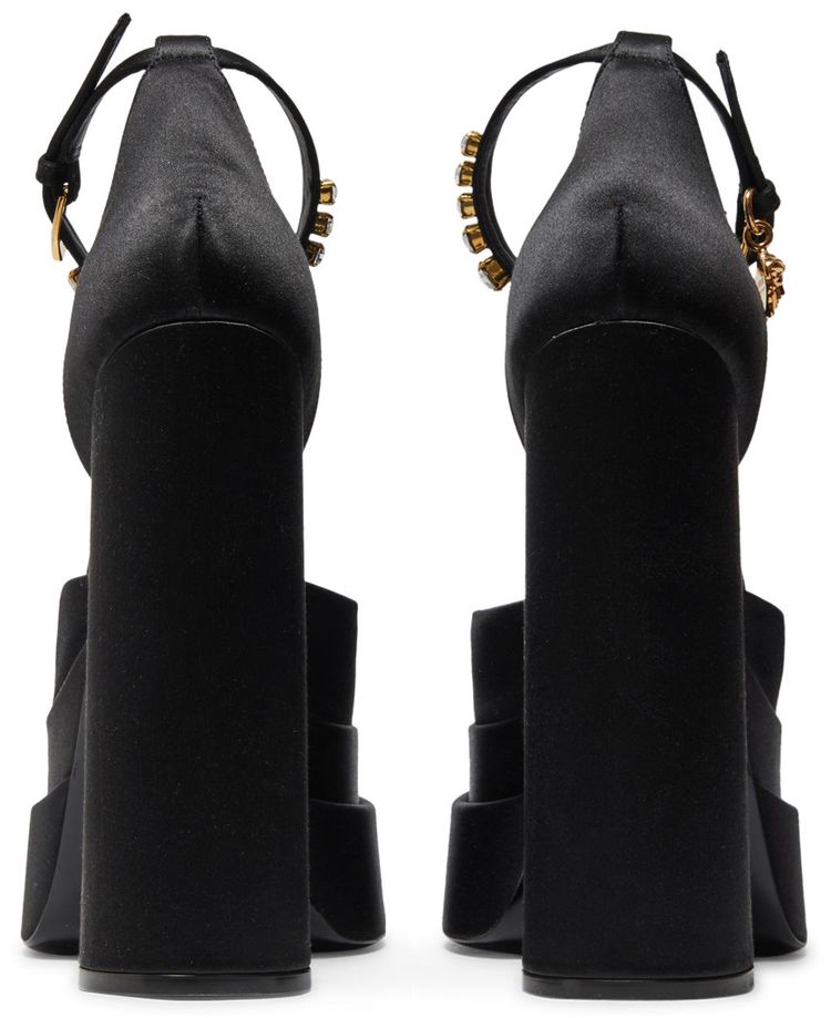 Versace Wmns Medusa Aevitas Platform Pumps Black
