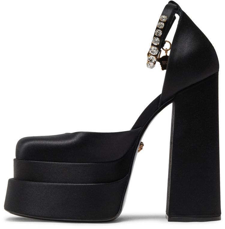 Versace Wmns Medusa Aevitas Platform Pumps Black