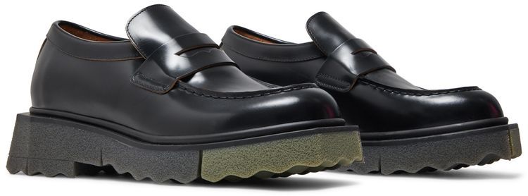 Off White Sponge Loafer Black