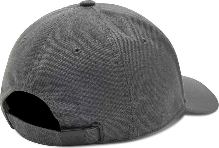 Y 3 Logo Cap Dark Grey HeatherSolid Grey