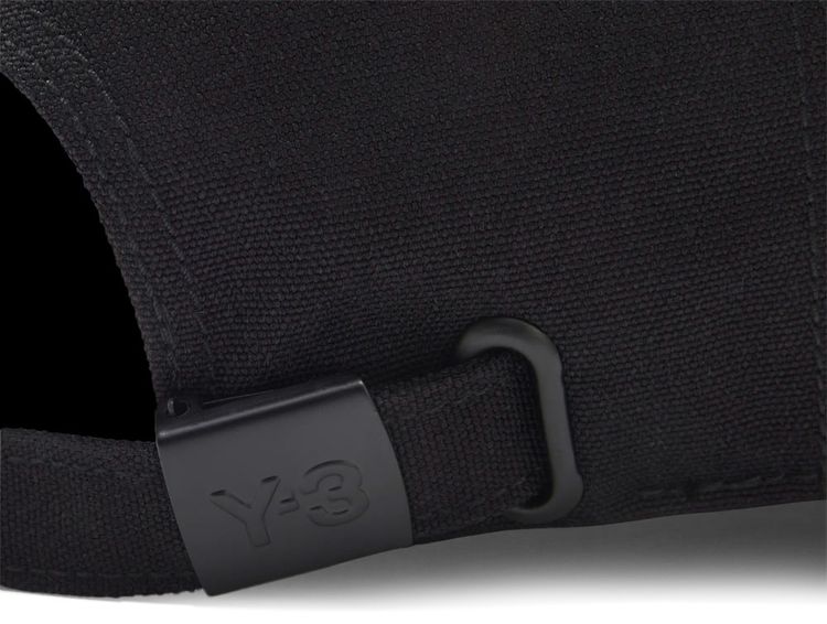 Y 3 Logo Cap Black