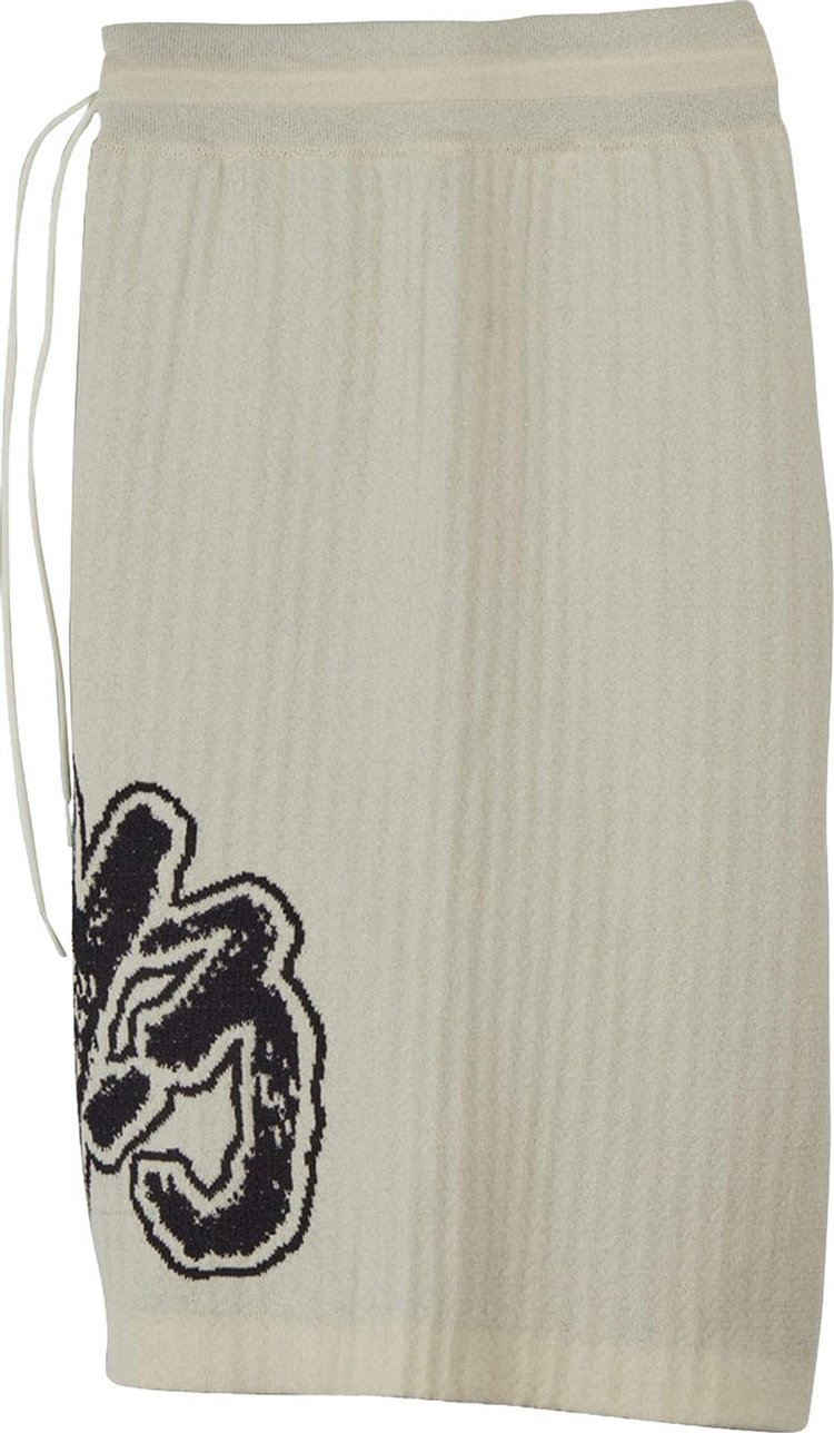 Y-3 Logo Knit Short 'Off White'
