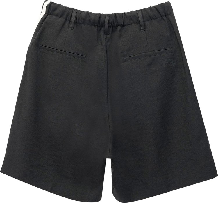 Y 3 Sport Uniform 3 Stripes Shorts Black