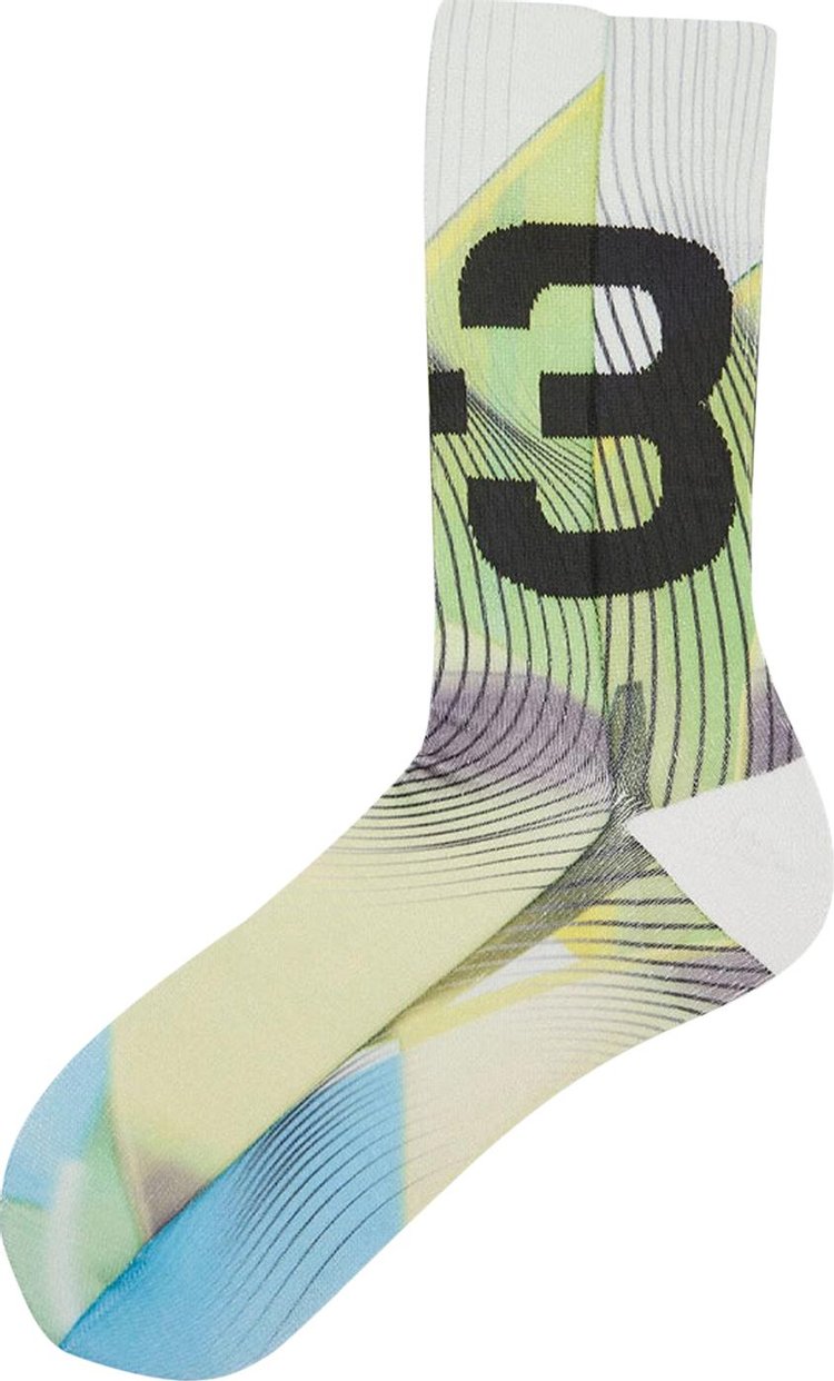 Y-3 Allover Print Socks 'Multicolor'