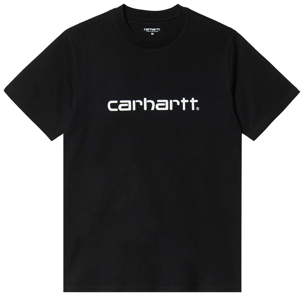 Buy Carhartt WIP ShortSleeve Script TShirt 'Black' I031047 BLAC GOAT