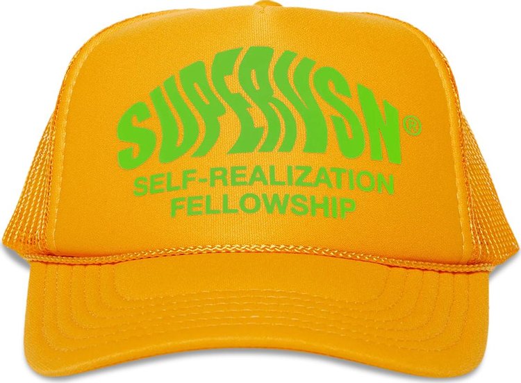 Supervsn Self Realization Trucker Hat Gold