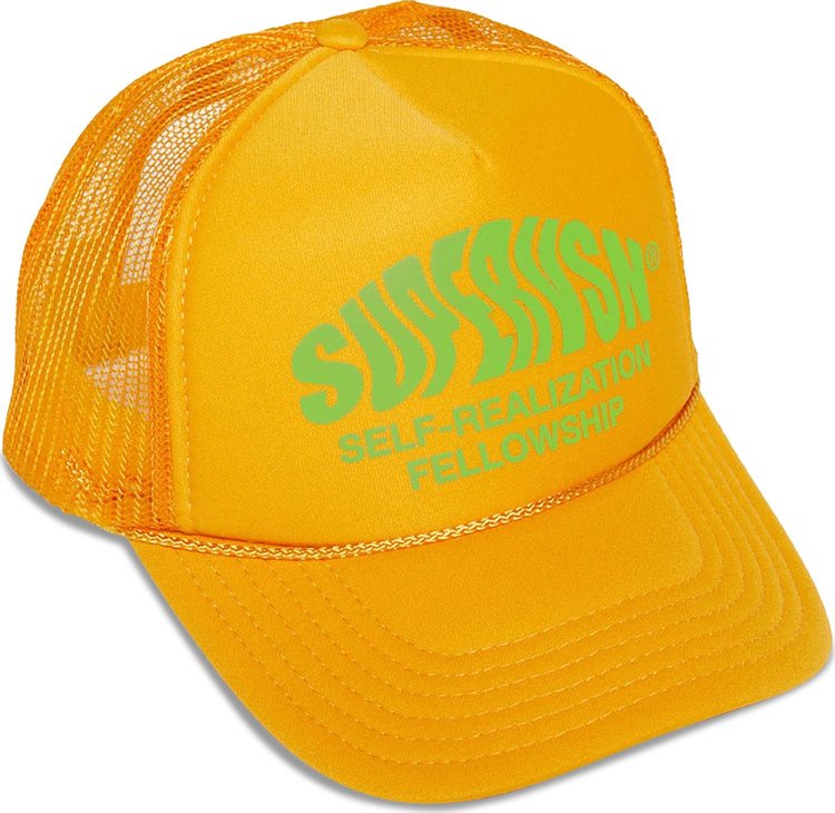 Supervsn Self Realization Trucker Hat Gold