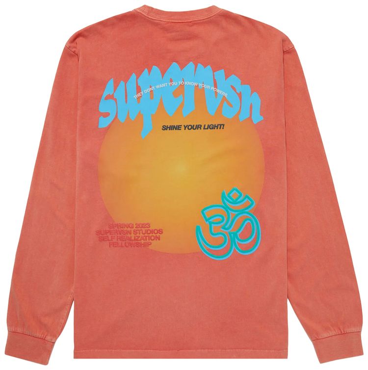 Supervsn Shine Long Sleeve Tee Salmon