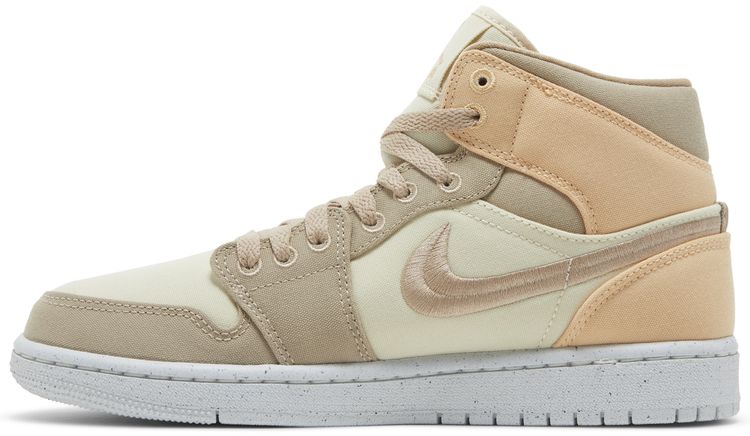 Wmns Air Jordan 1 Mid SE Muslin Canvas