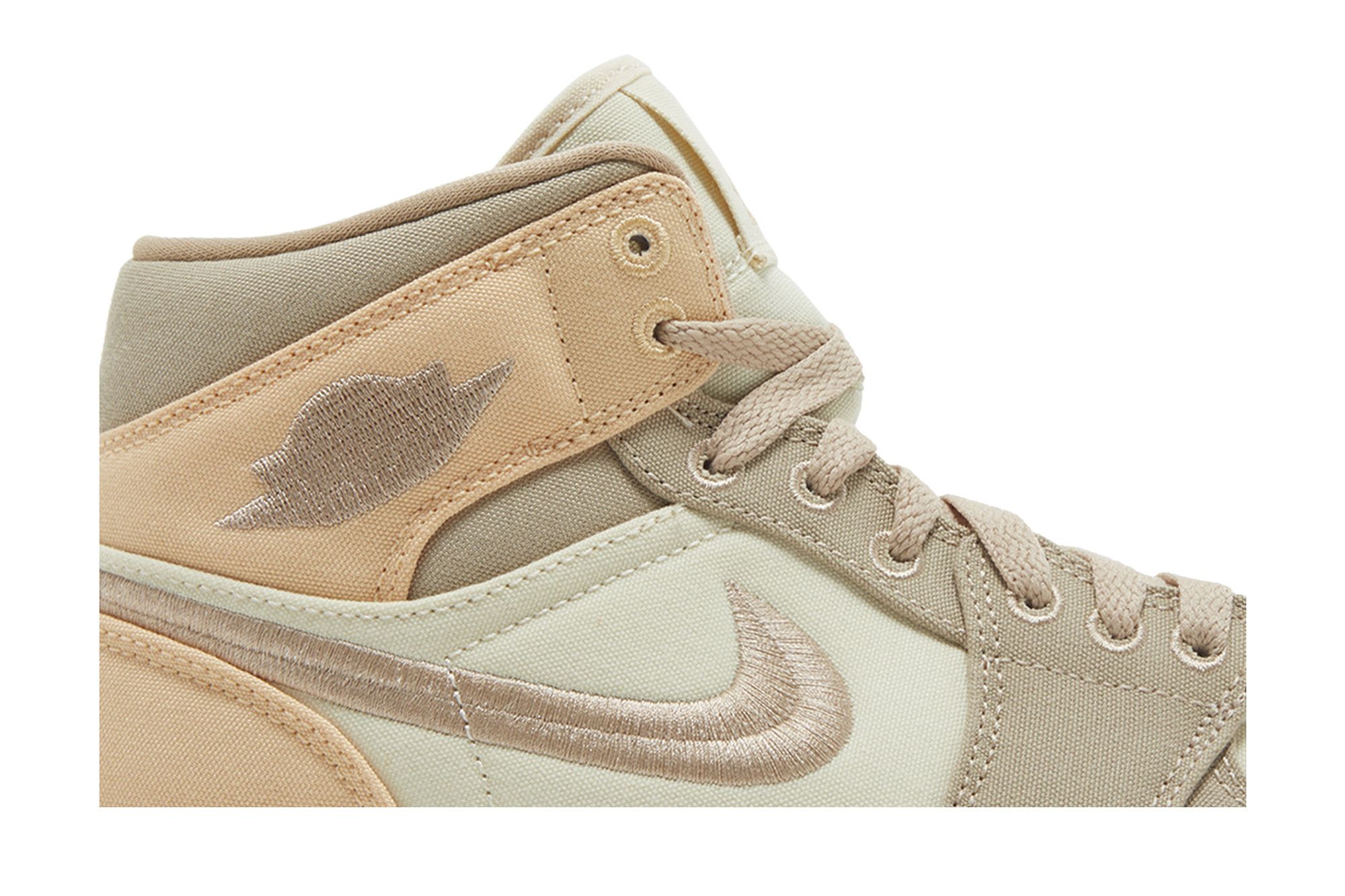 魅力の Mid 1 Jordan Air Wmns Buy SE GOAT | 102 DV0427 - Canvas' 'Muslin シューズ(女性用)