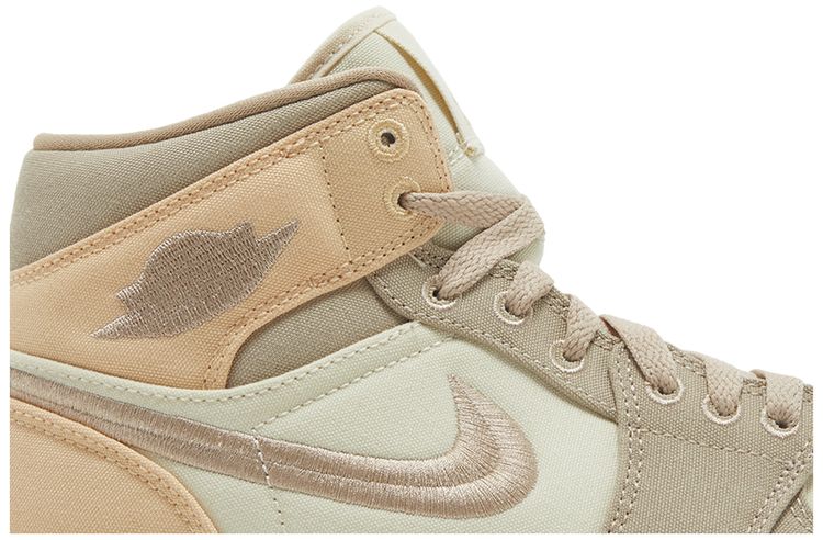 Wmns Air Jordan 1 Mid SE Muslin Canvas