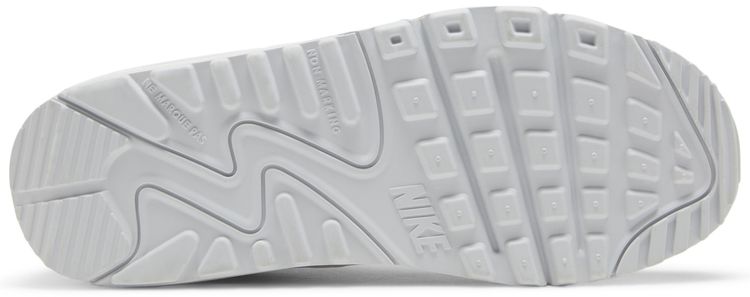 Nike Air Max 90 Leather SE GS Off Noir Metallic Pewter