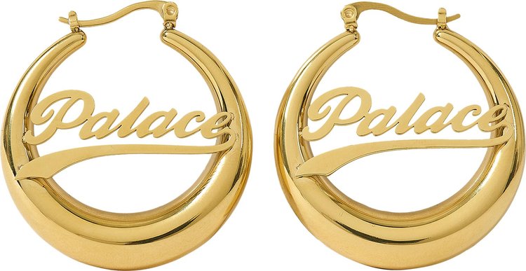 Palace Hoop Earrings 'Gold Plated'