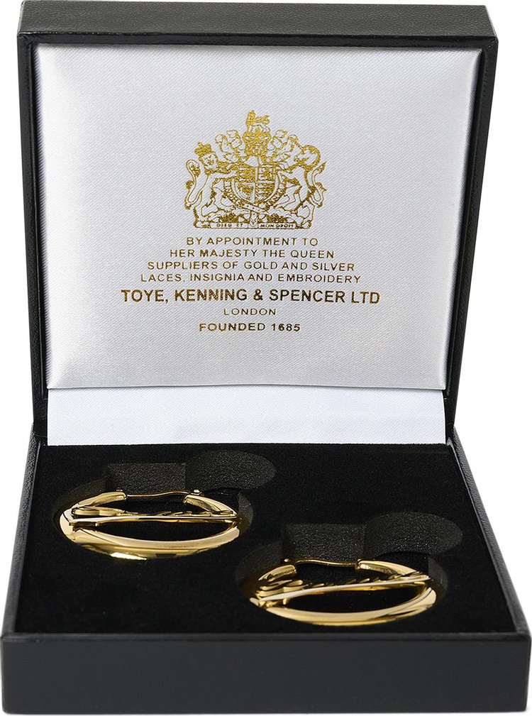 Palace Hoop Earrings Gold Plated