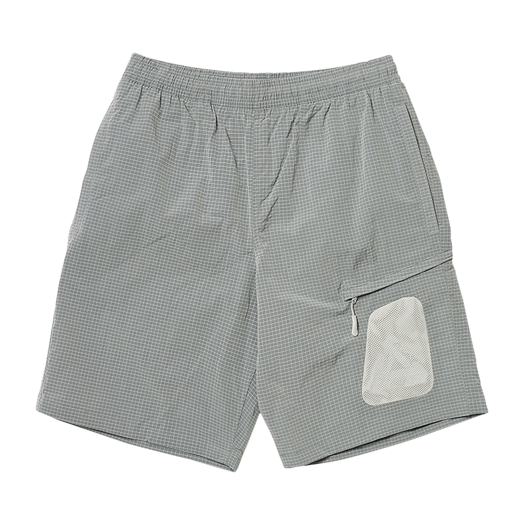 Buy Palace Y-Ripstop Shell Short 'Steel Grey' - P24ST062
