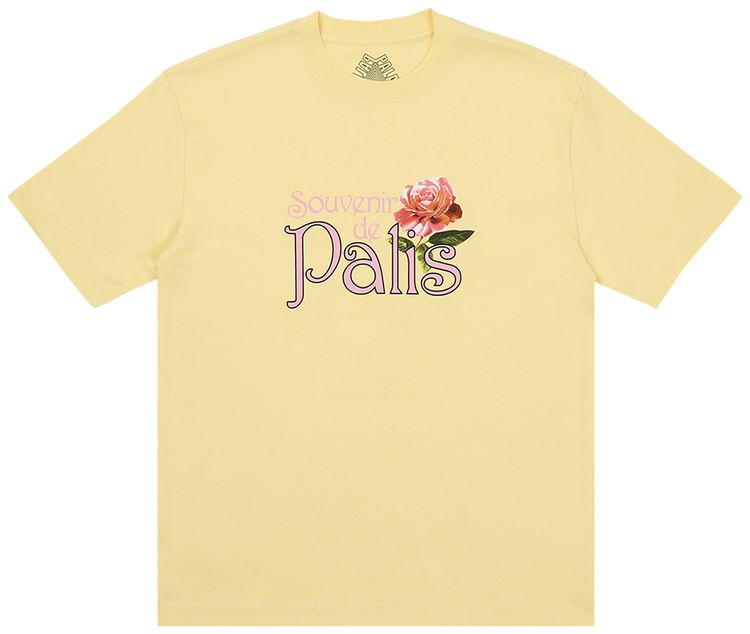 Palace Alfresco T Shirt Mellow Yellow
