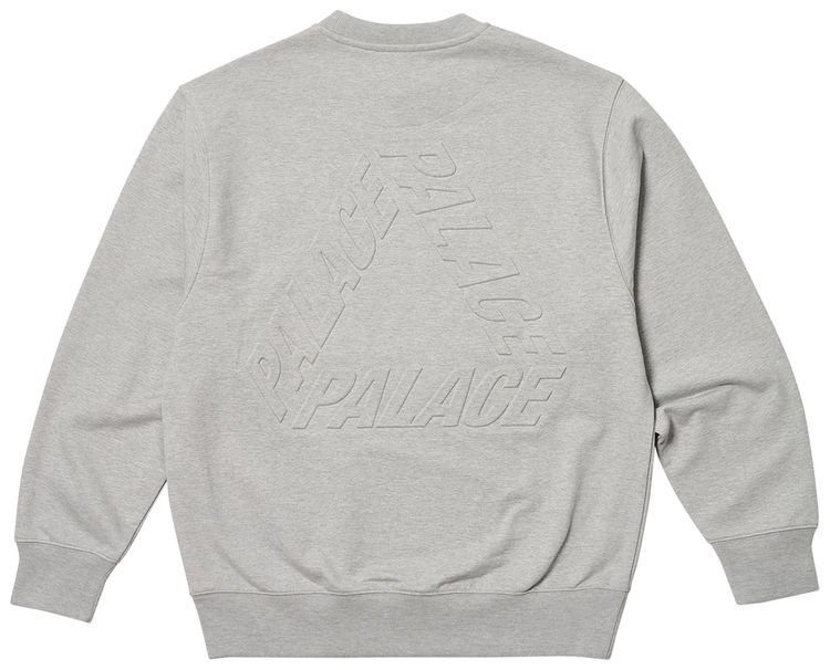 Palace Bossy P3 Crew Grey Marl