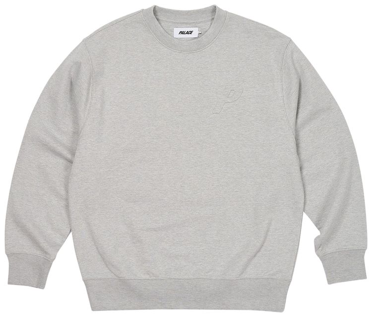 Palace Bossy P3 Crew Grey Marl