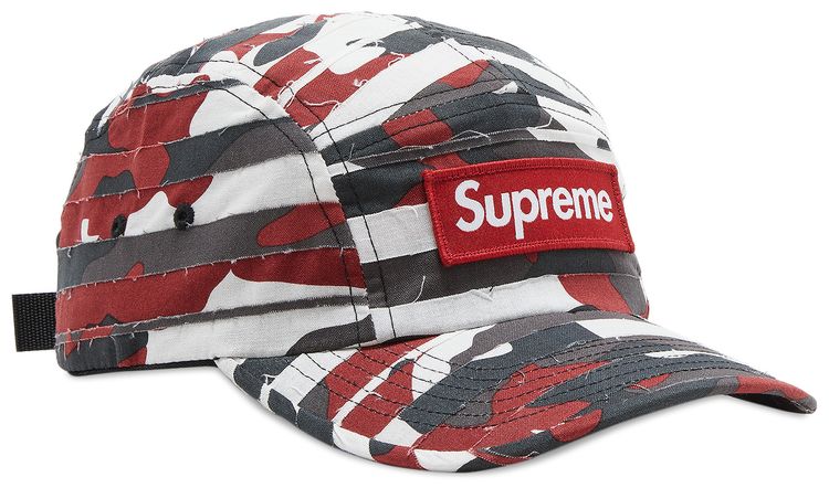 Supreme Layered Camo Camp Cap Red
