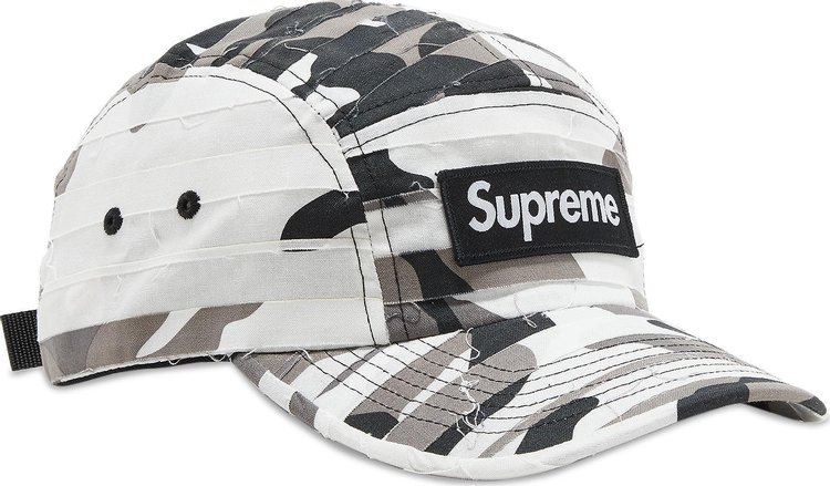 Supreme Layered Camo Camp Cap White