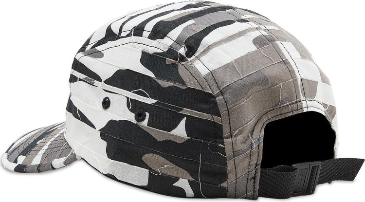 Supreme Layered Camo Camp Cap White