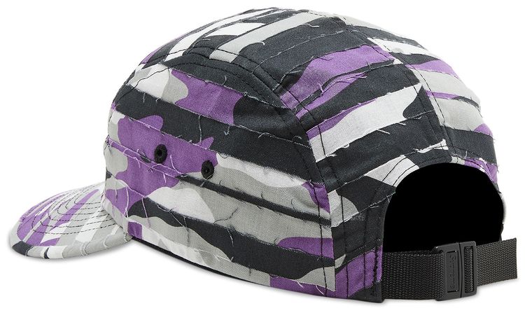 Supreme Layered Camo Camp Cap Purple