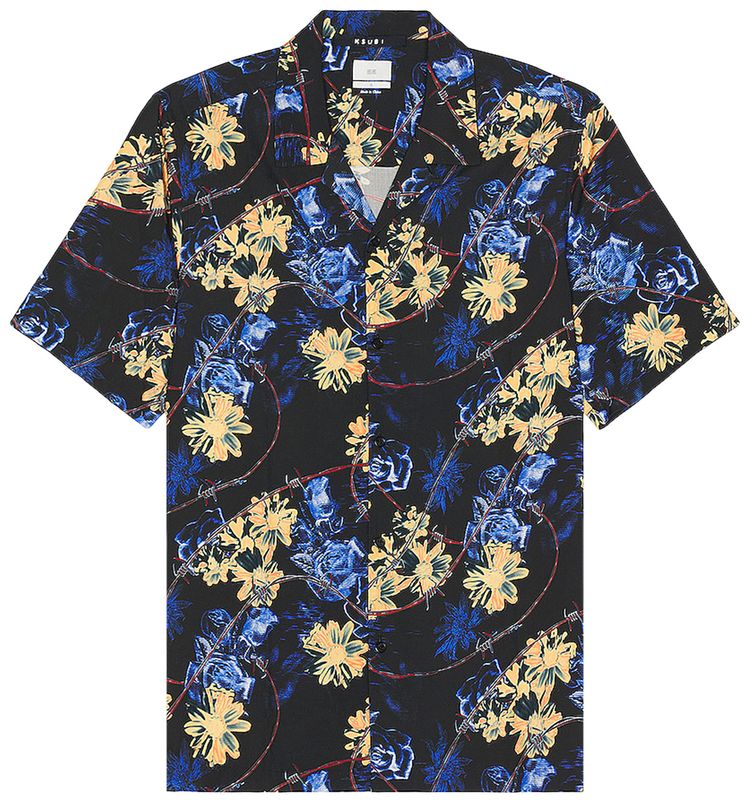 Ksubi Hyperflower Resort Short Sleeve Shirt BlackAssorted
