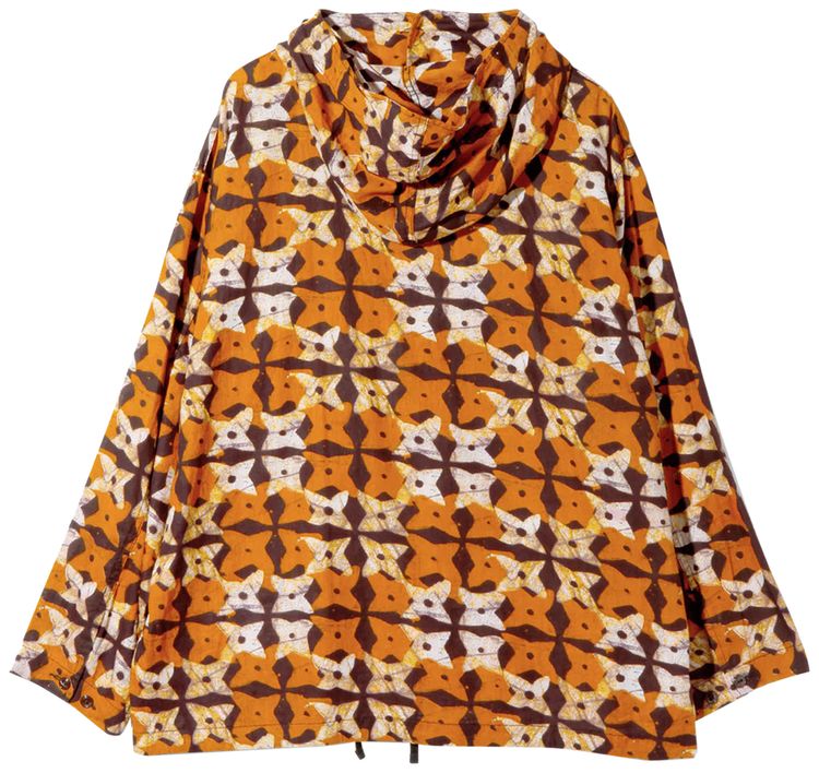 Engineered Garments Cagoule Shirt TanBrown African Print