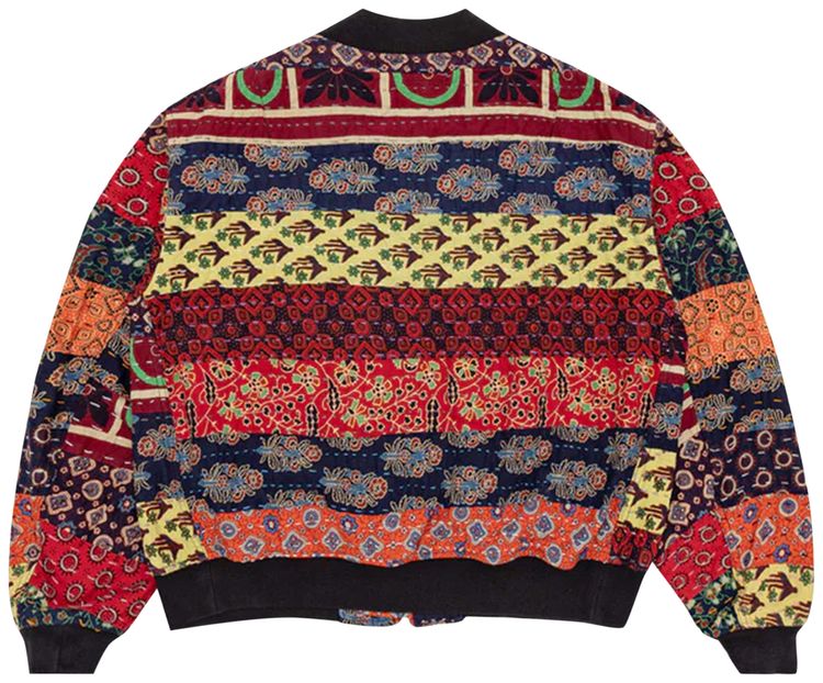 Engineered Garments Aviator Jacket Multicolor Stripe Handstitch