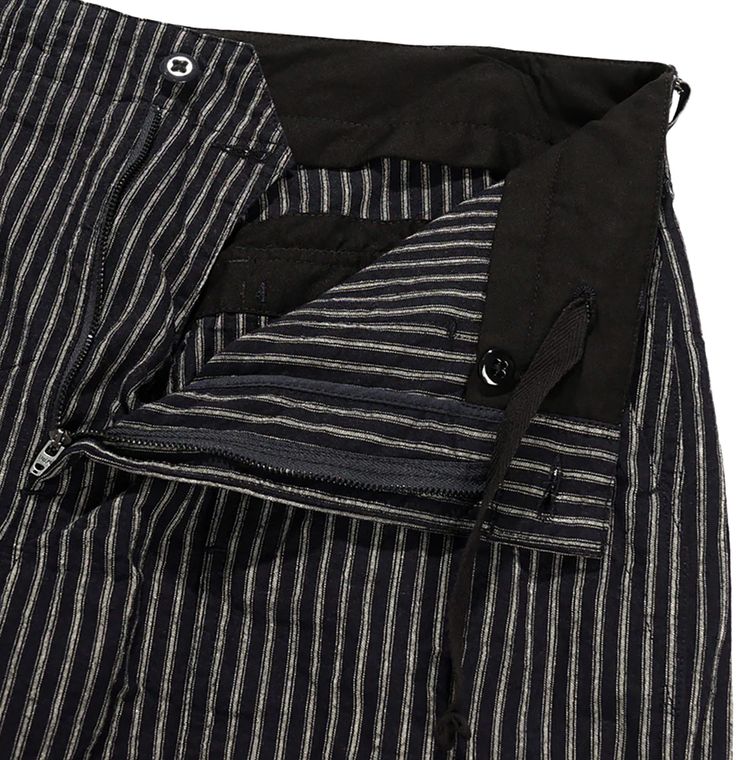 Engineered Garments LC Stripe Fatigue Pant NavyGrey