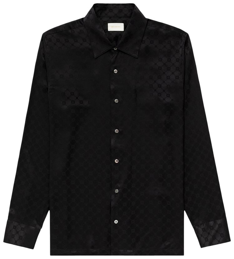 Aime Leon Dore Jacquard Monogram Shirt Black
