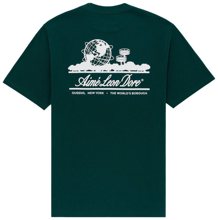 Aime Leon Dore Unisphere Short Sleeve Tee Botanical Green