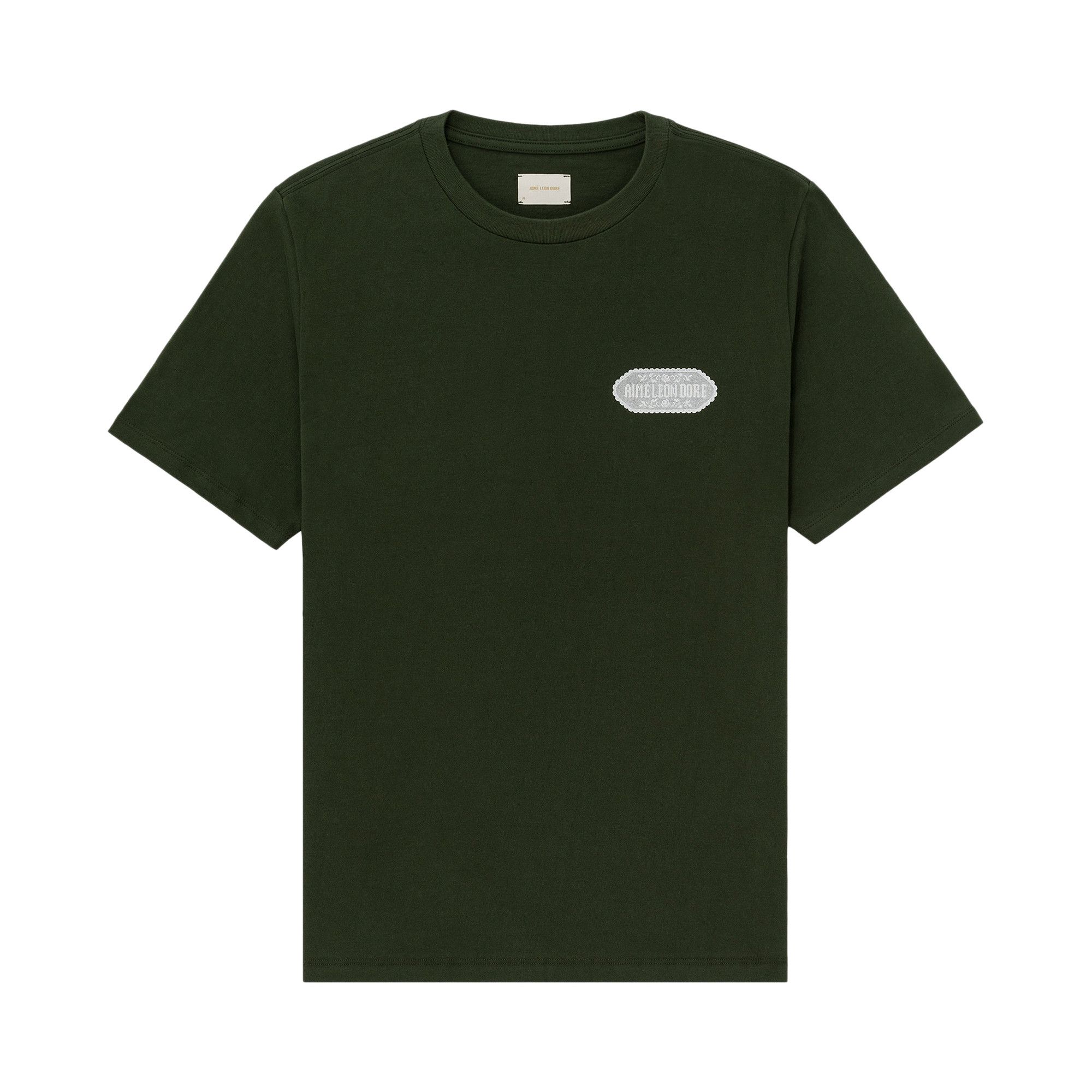 Buy Aimé Leon Dore Printed Lace Tee 'Kombu Green