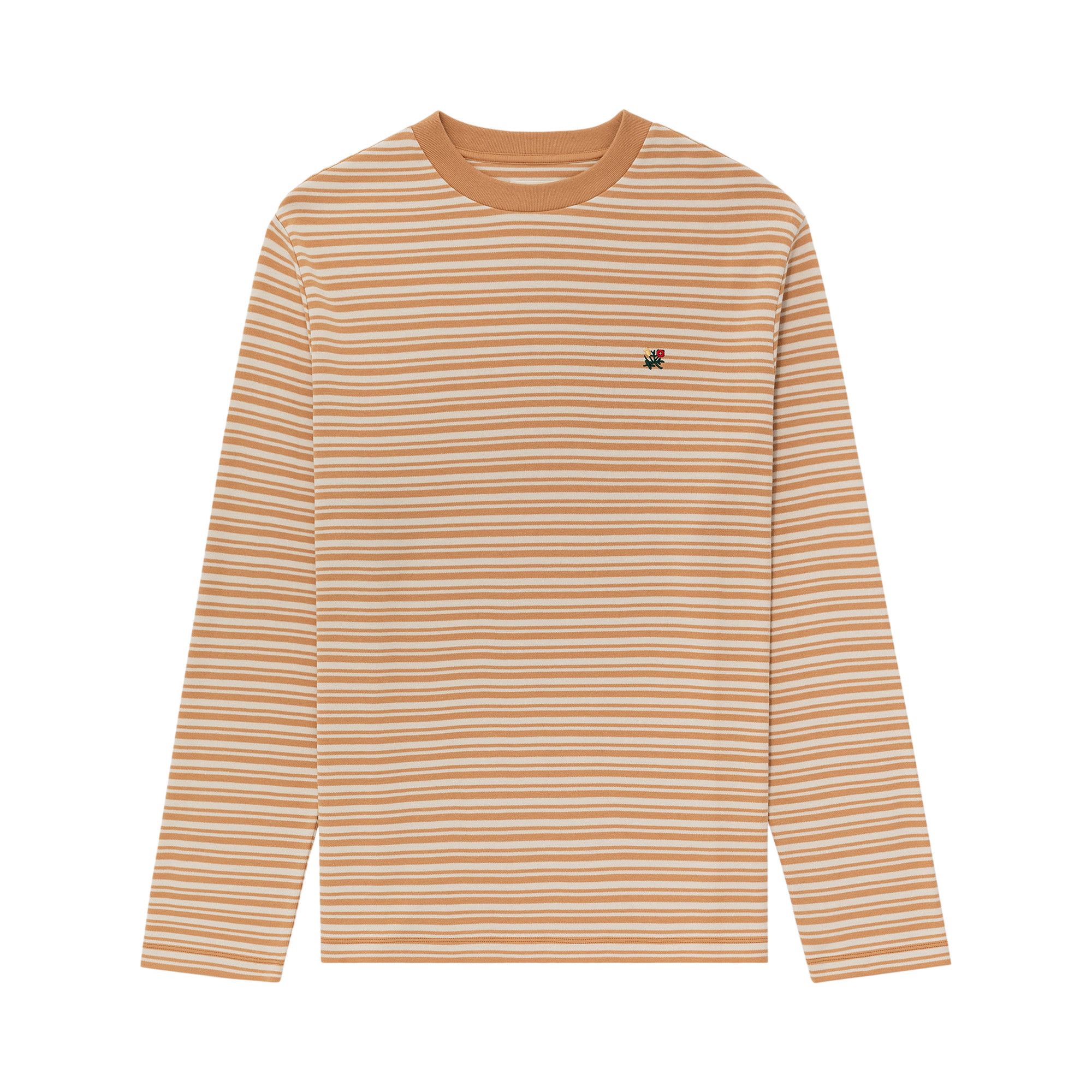 Buy Aimé Leon Dore Striped Crest Long-Sleeve Tee 'Doe