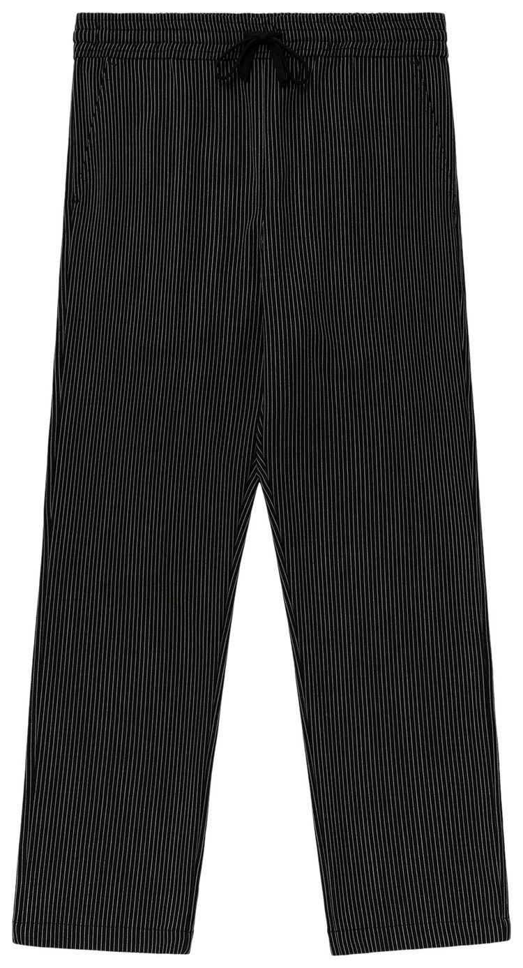 Aime Leon Dore Striped Drawstring Pant Jet Black