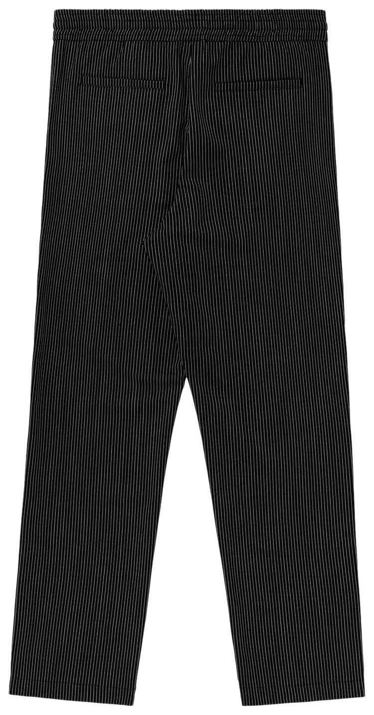 Aime Leon Dore Striped Drawstring Pant Jet Black