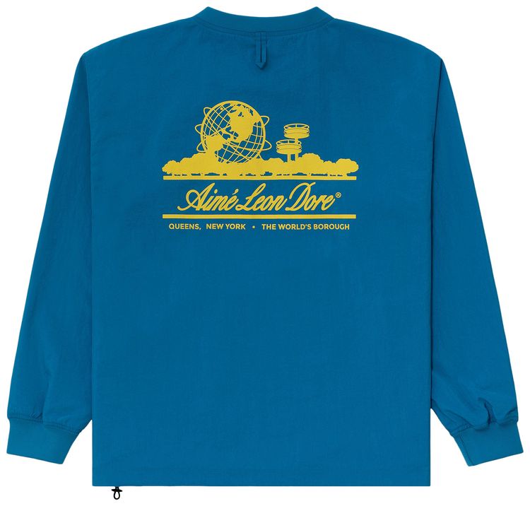 Aime Leon Dore Unisphere Crewneck Pullover Mediterranean Blue