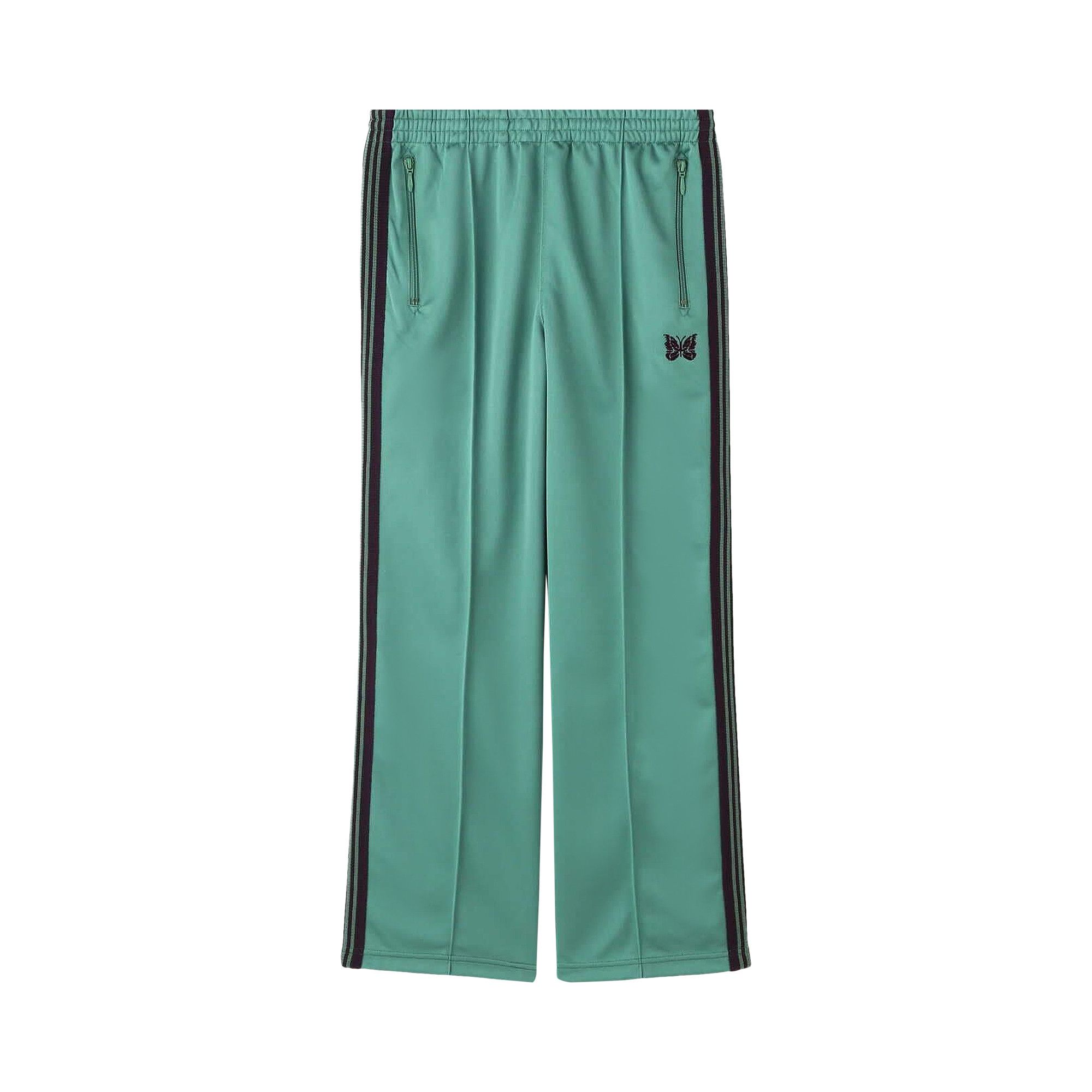 NEEDLES ニードルス Track Pant EMERALD MR286 Buy Needles Smooth Track Pants 'Emerald' - MR286 C EMER | GOAT