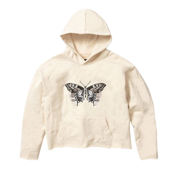 Who Decides War Gathered Duofly Hooded Pullover Ivory