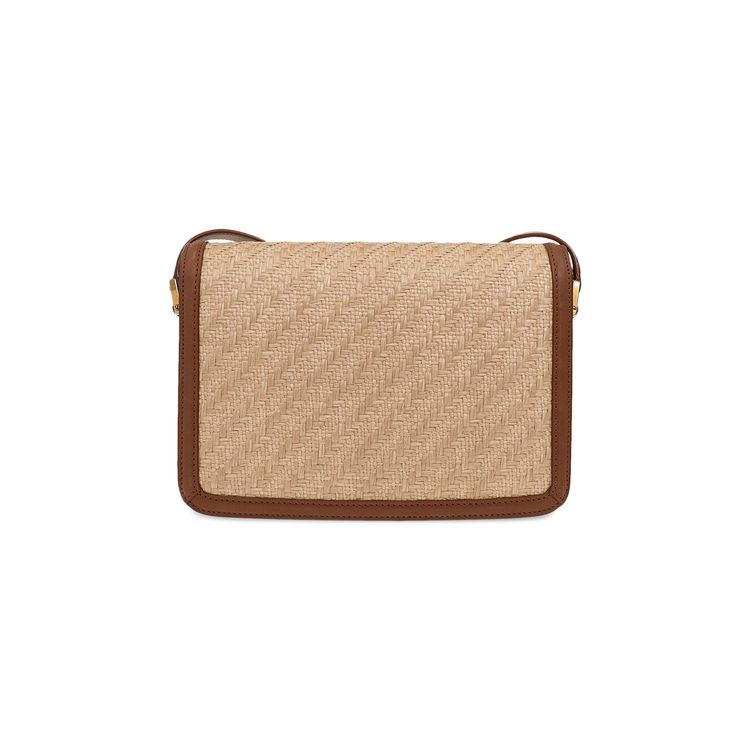 Saint Laurent Cassandra Mini Top Handle Bag Natural SandBrick