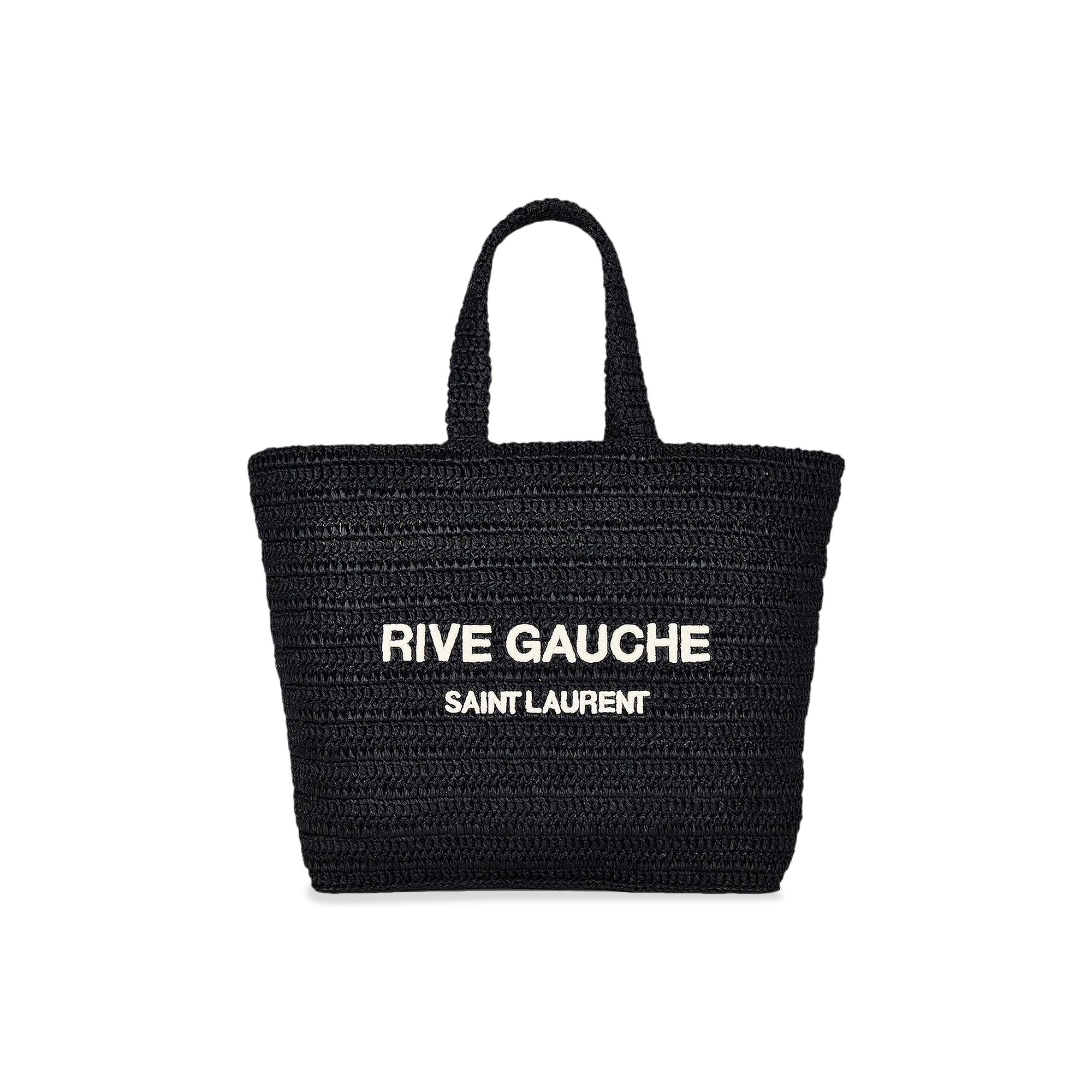Buy Saint Laurent Shopping Tote Bag 'Black/Soft Cream' - 688864 