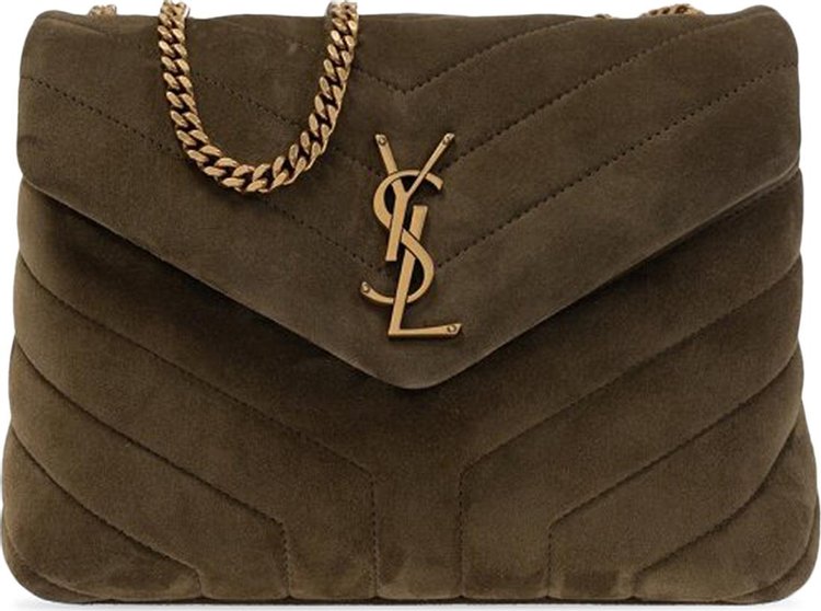 Saint Laurent Loulou Small Chain Bag 'Loden Green'