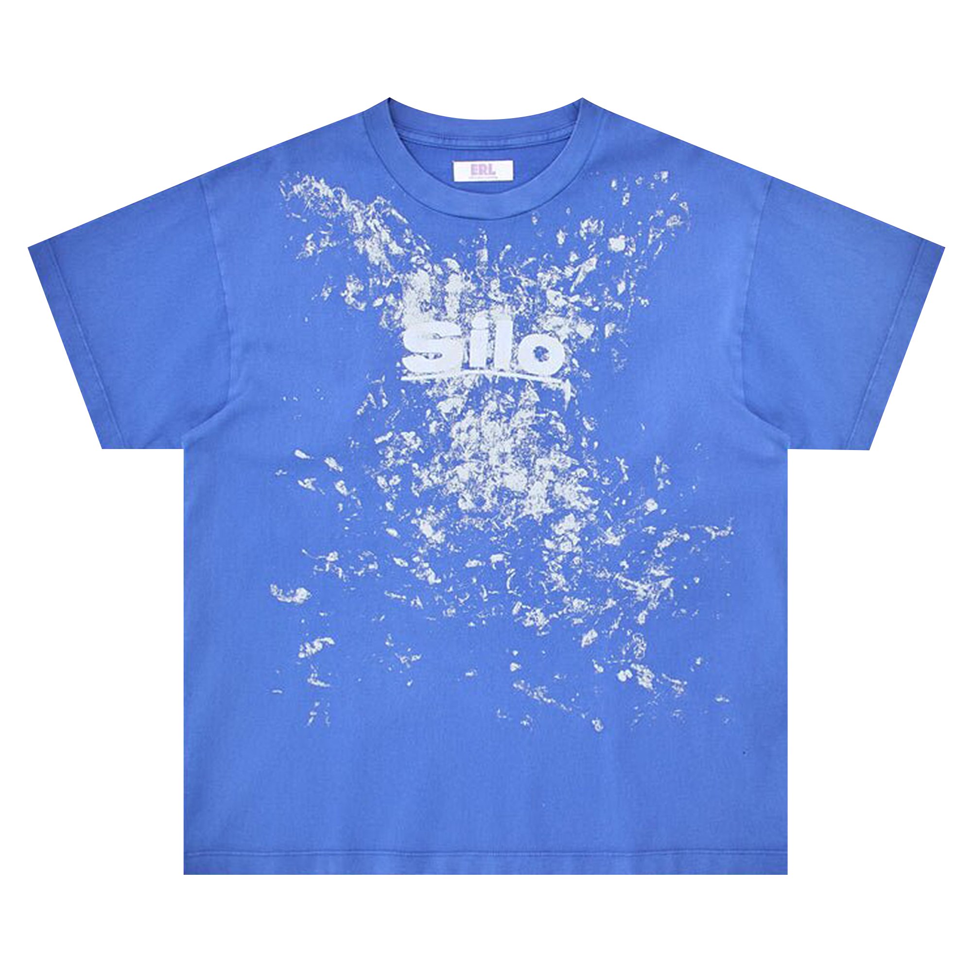 Buy ERL Stained T-Shirt 'Blue' - ERL06T026 BLUE | GOAT CA