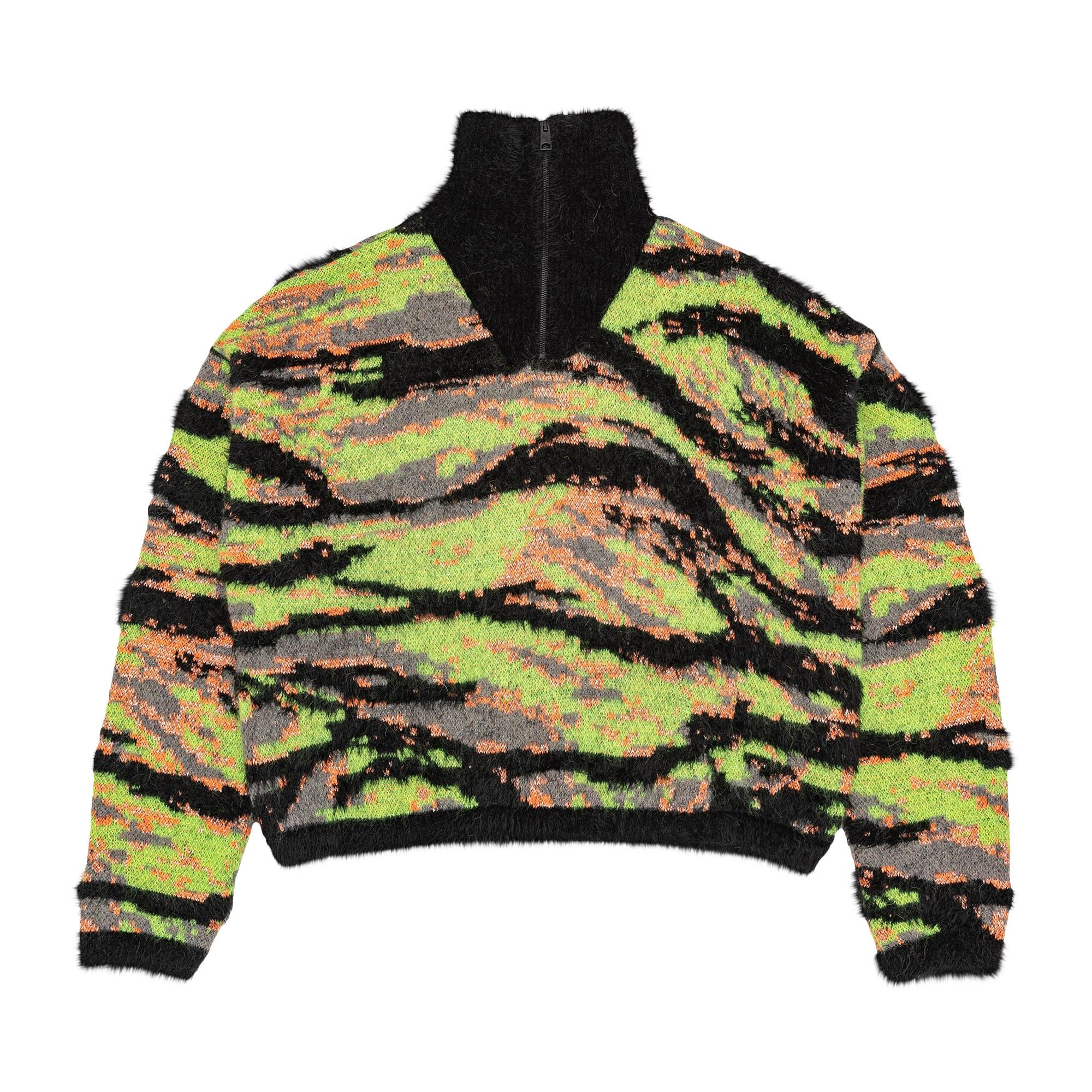Green tiger sweater sales