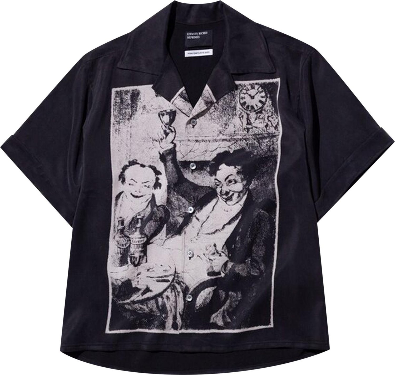 Buy Enfants Riches Déprimés Night/Mourning Short-Sleeve Shirt 'Black ...