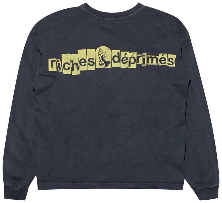 Enfants Riches Deprimes Bunny Long Sleeve T Shirt BlackYellow